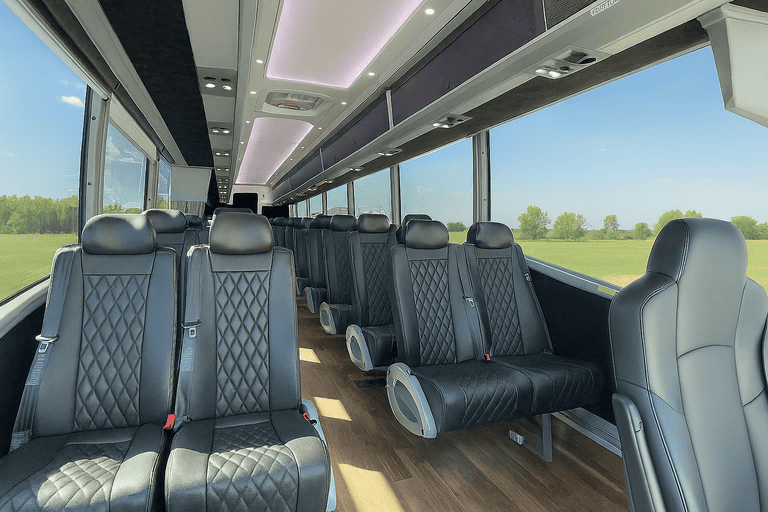 coach bus in Elizabeth