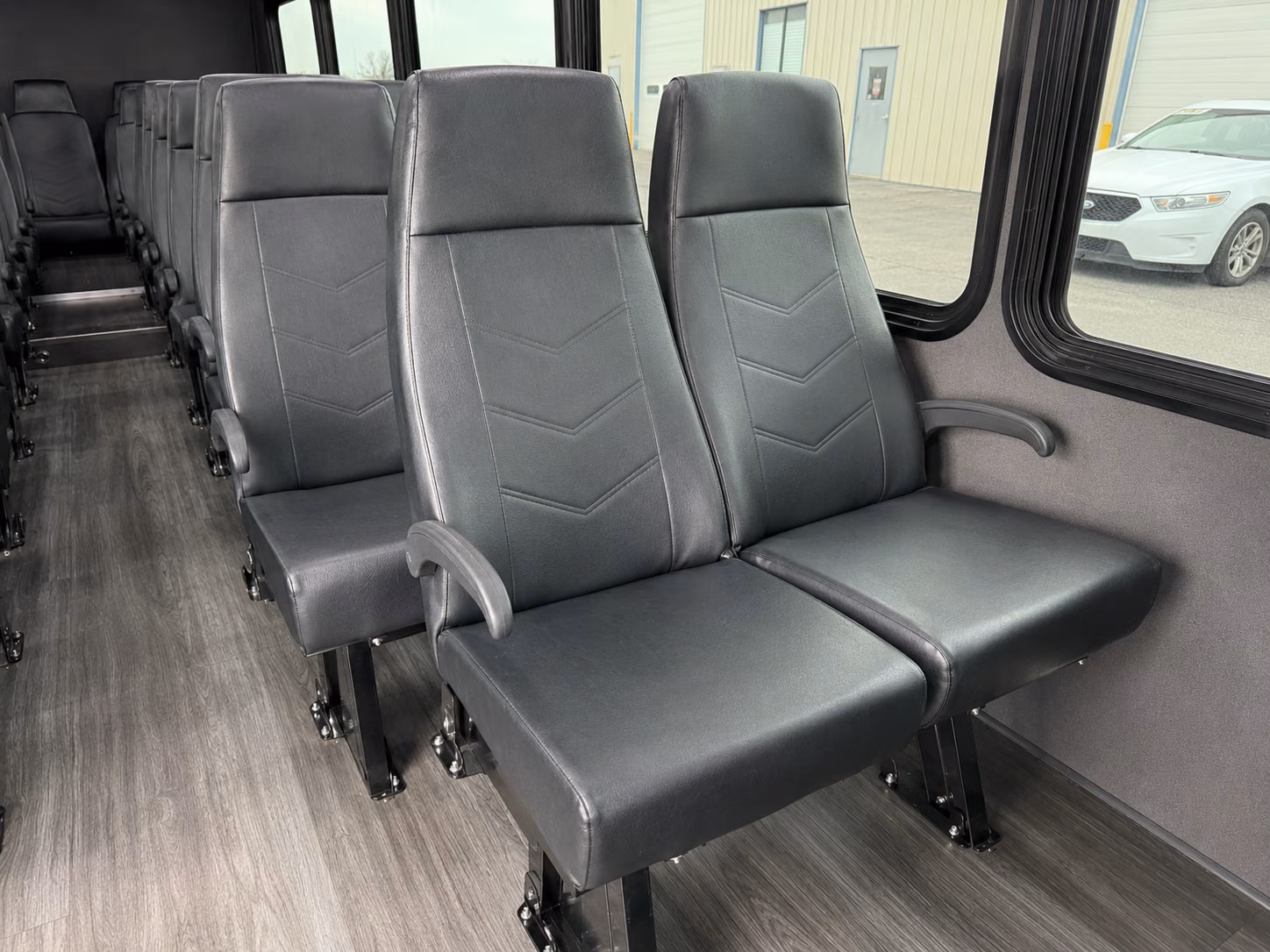 20 passenger minibus interior