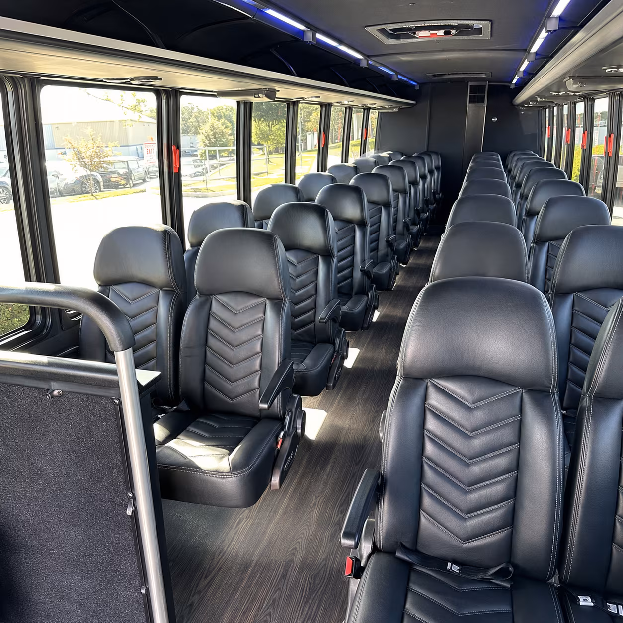 can i book a one way a round trip or a multi day package for a bus rental in elizabeth