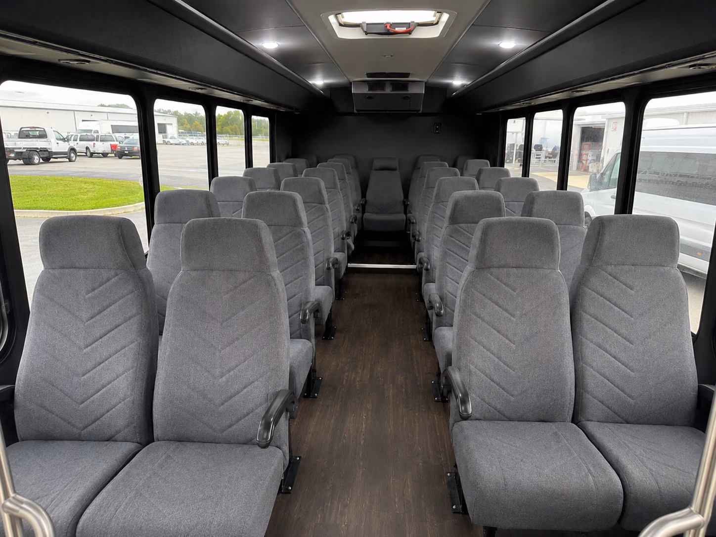 elizabeth 15 passenger minibus inside