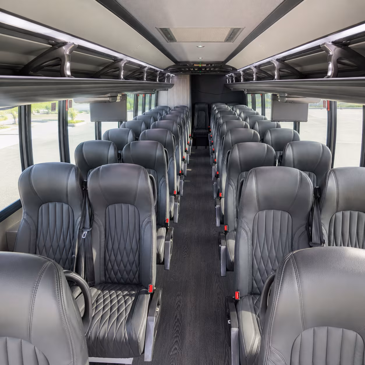 elizabeth 35 passenger minibus inside