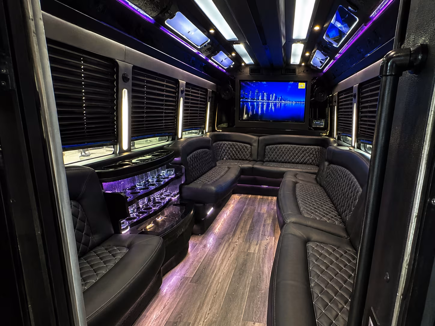 elizabeth holiday party bus rental