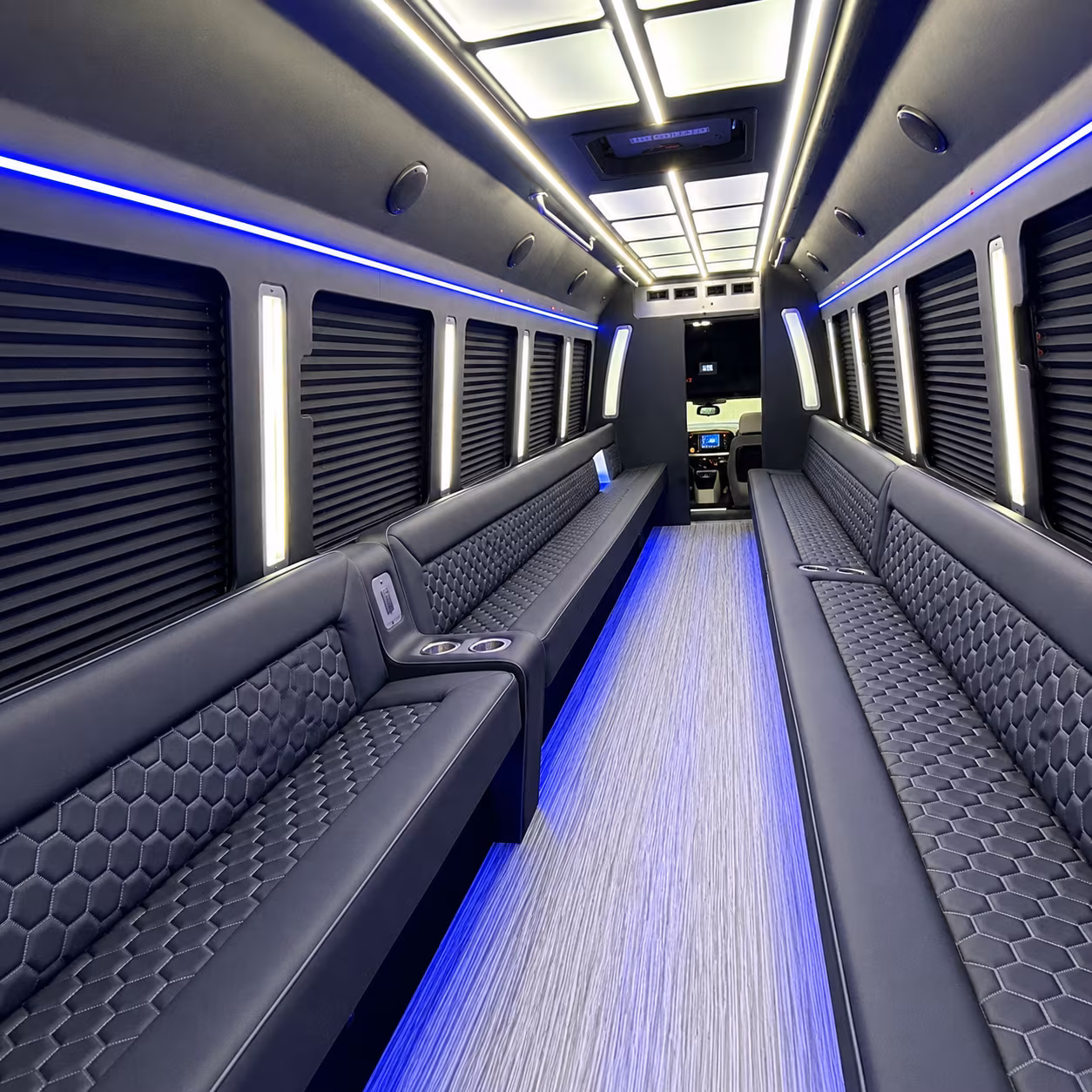 elizabeth party bus interior