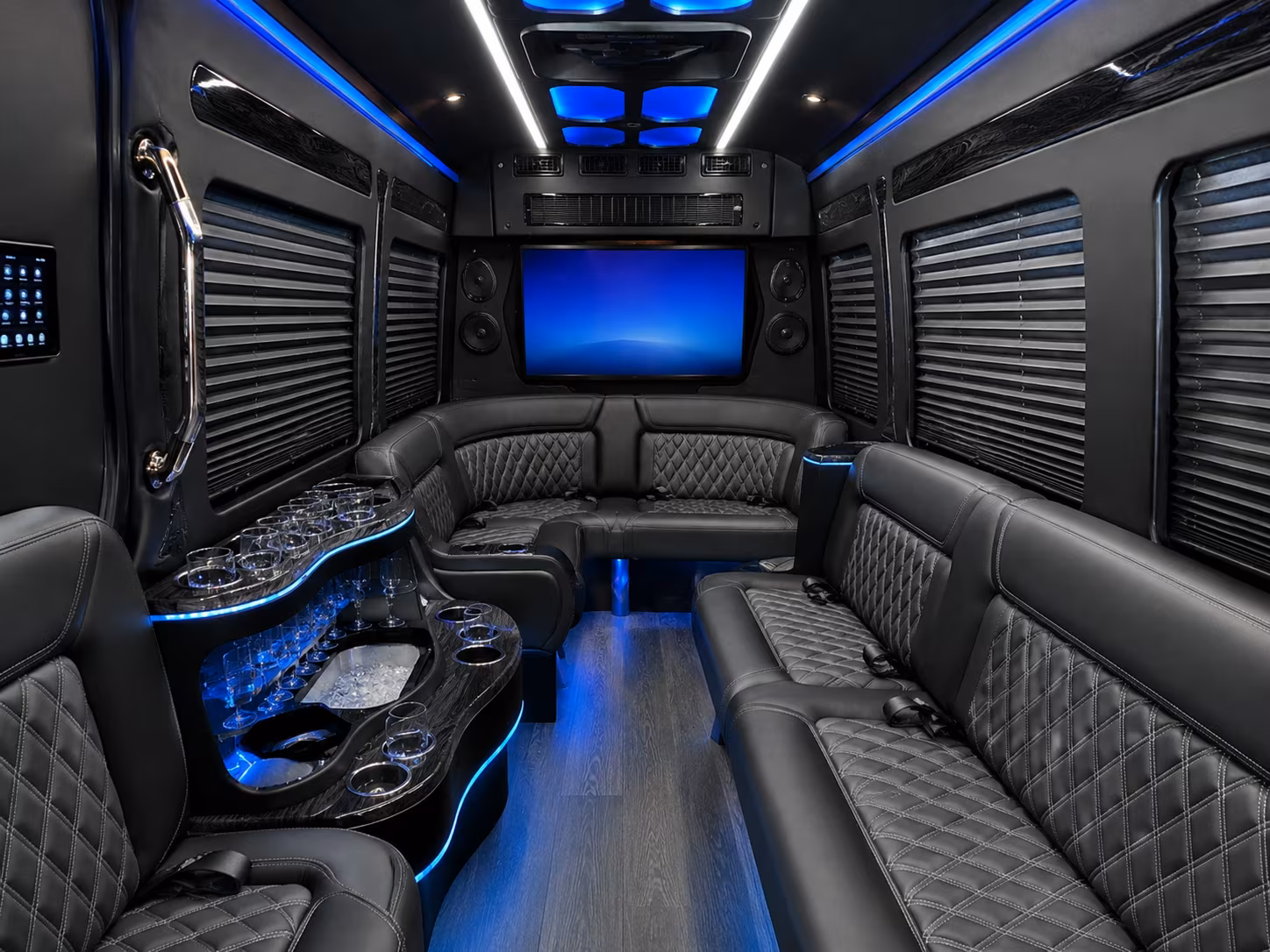 elizabeth sprinter limousine interior