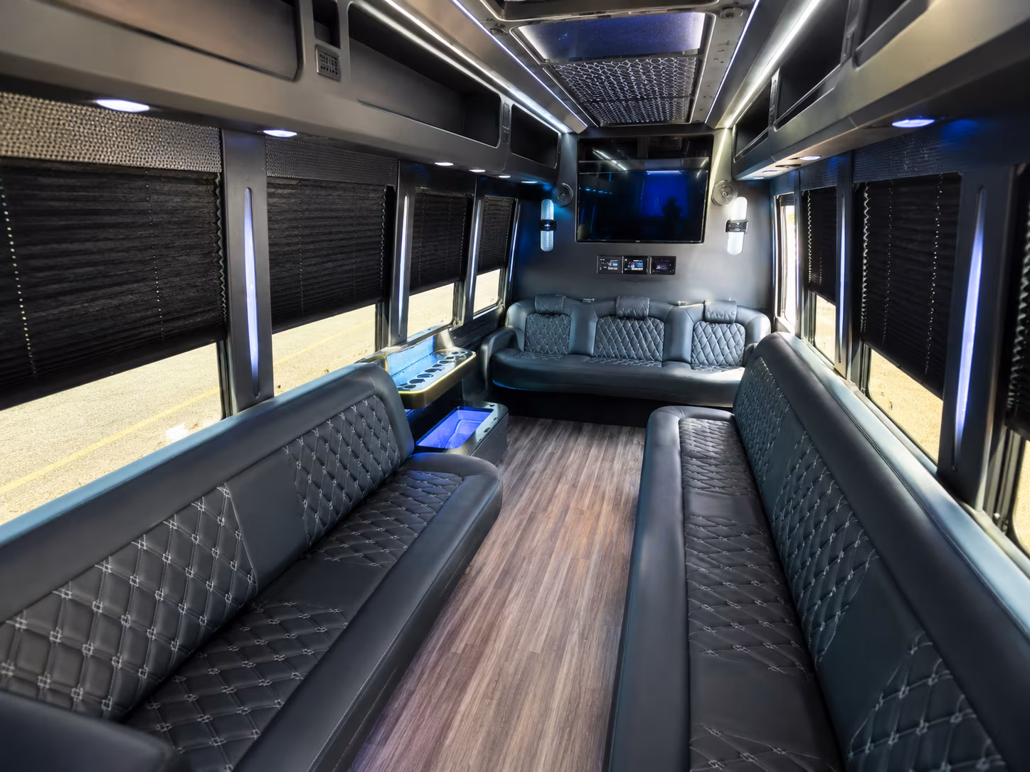 elizabeth wedding party bus rental
