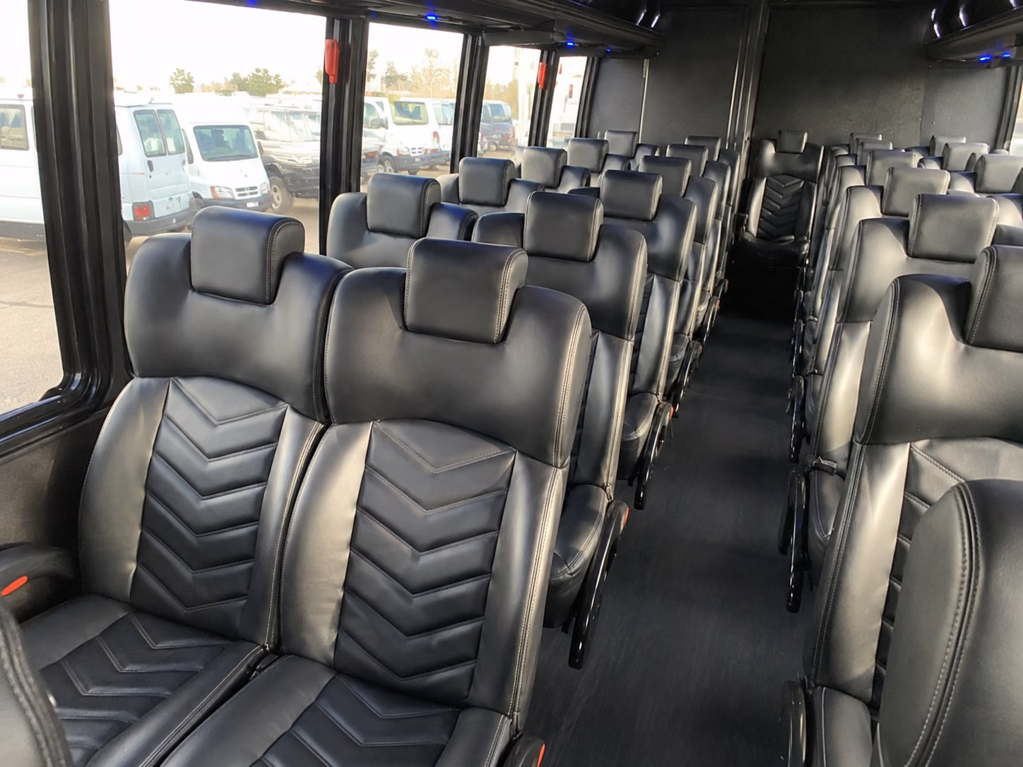 rehearsal dinner and multi day wedding weekend buses in elizabeth